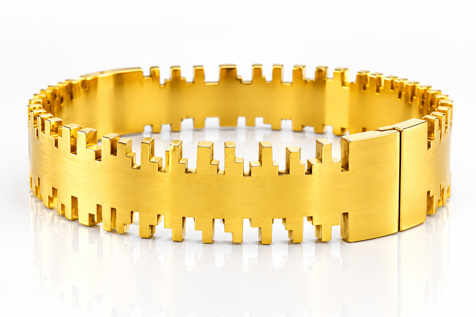 Geometric Design Stainless Steel Bracelet – KM STORE