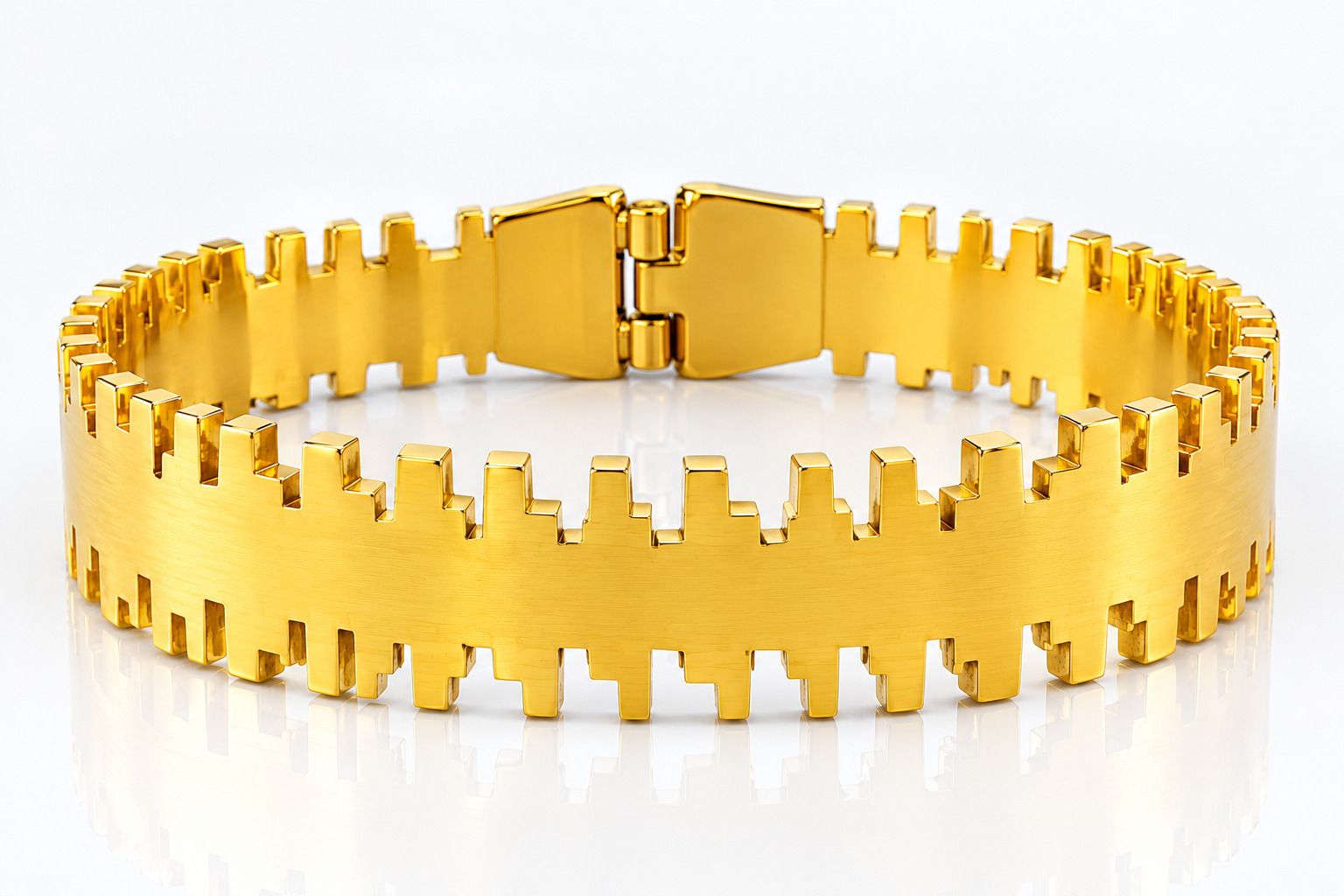 Geometric Design Stainless Steel Bracelet – KM STORE