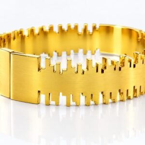 Geometric Design Stainless Steel Bracelet – KM STORE