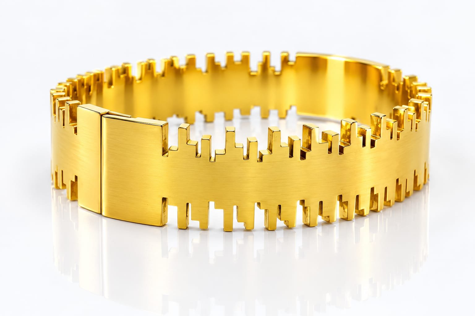 Geometric Design Stainless Steel Bracelet – KM STORE